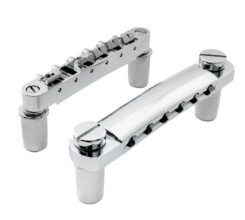 Musiclily Guitar Tune-O-Matic Bridge and Stop Bar Tailpiece with Anchors and Studs Set for