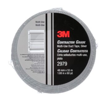 3M TALC 2979 Multi-Use Duct Tape, Silver, 1.88 in x 60 yd x 7 mil, 1 Pack, Temporary Repai