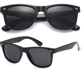 PolarSpex Mens Sunglasses – Retro Sunglasses for Men, Polarized Sunglasses for Womens – Co