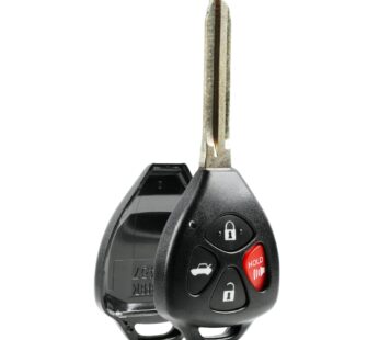 Key Fob Keyless Entry Remote Shell Case & Pad fits Toyota 2008-2013 Avalon / 2007-2011 Cam