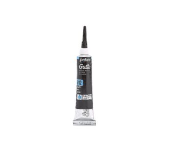 Pebeo Setasilk Silk Painting Water Based Gutta 20-Milliliter Tube, Black, 0.68 Fl Oz (Pack
