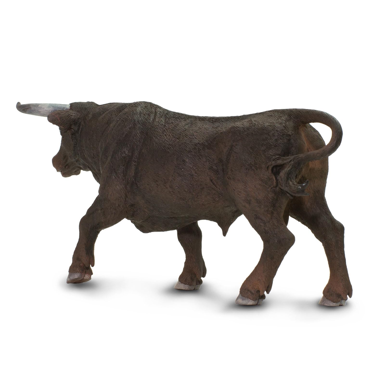 Safari Ltd. Black Bull Figurine - Detailed 6" Plastic Model Figure - Fun Educational Play - Image 2