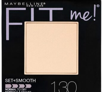 Maybelline New York Fit Me Set + Smooth Powder Makeup, Buff Beige, 0.3 oz.