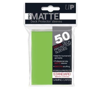 Ultra Pro 50ct Pro-Matte Lime Green Standard Deck Protectors