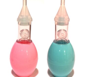BoogiePully Baby Nasal Aspirator. Cleanable & Reusable. Anti-Back Flow Valve System Never