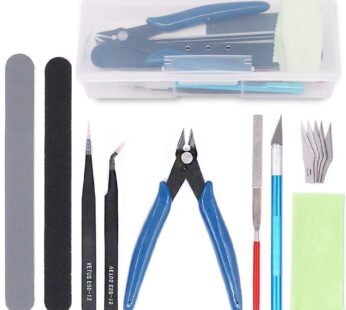 Rustark 9Pcs Gundam Model Tools Kit Hobby Building, Repairing and Fixing Set for Kids