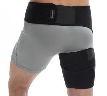 Bodyprox Groin Wrap, Adjustable Support for Hip, Groin, Hamstring, Thigh, and Sciatic Nerv