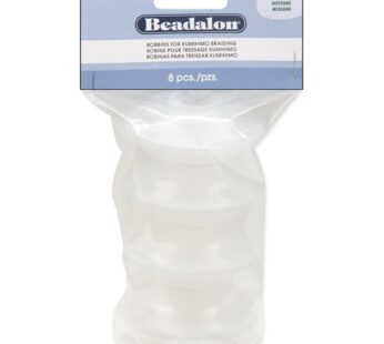 Beadalon Kumihimo Bobbins 8/Pkg, 2.5″