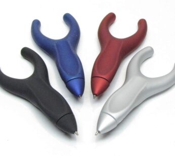 Penagain Ergosof, Ballpoint Pen, Set of 4 Colors: Black, Silver, Red and Blue (Individuall