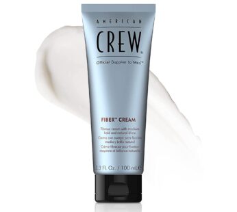 American Crew Men’s Fiber Cream, Like Hair Gel with Medium Hold & Natural Shine, 3.3 Fl Oz