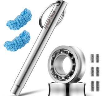 MAGICYOYO Unresponsive Bearings – Rustless Stainless 10 Ball Yoyo Bearings + 6 Axles (8mm/