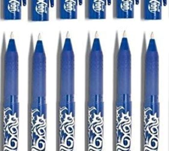 Pilot Blue Frixion Rollerball Erasable Pens Pen 0.7mm Nib Tip 0.35mm Line BL-FR7 (Pack Of