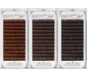 Scala Thickness 0.10mm C Curl Light Brown/Dark Brown/Black-Brown False lashes Individual E