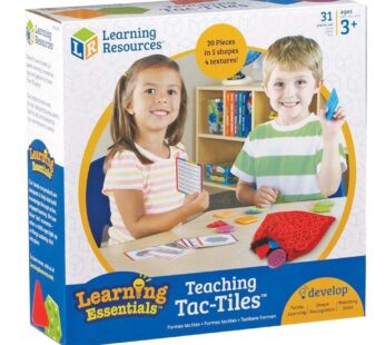 Learning Resources Teaching Tac-Tiles, Hands-on Learning, Ages 3+