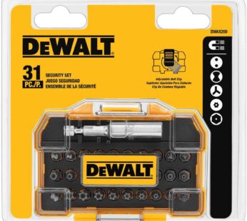 DEWALT DWAX200 Security Screwdriving Set, 31-Piece