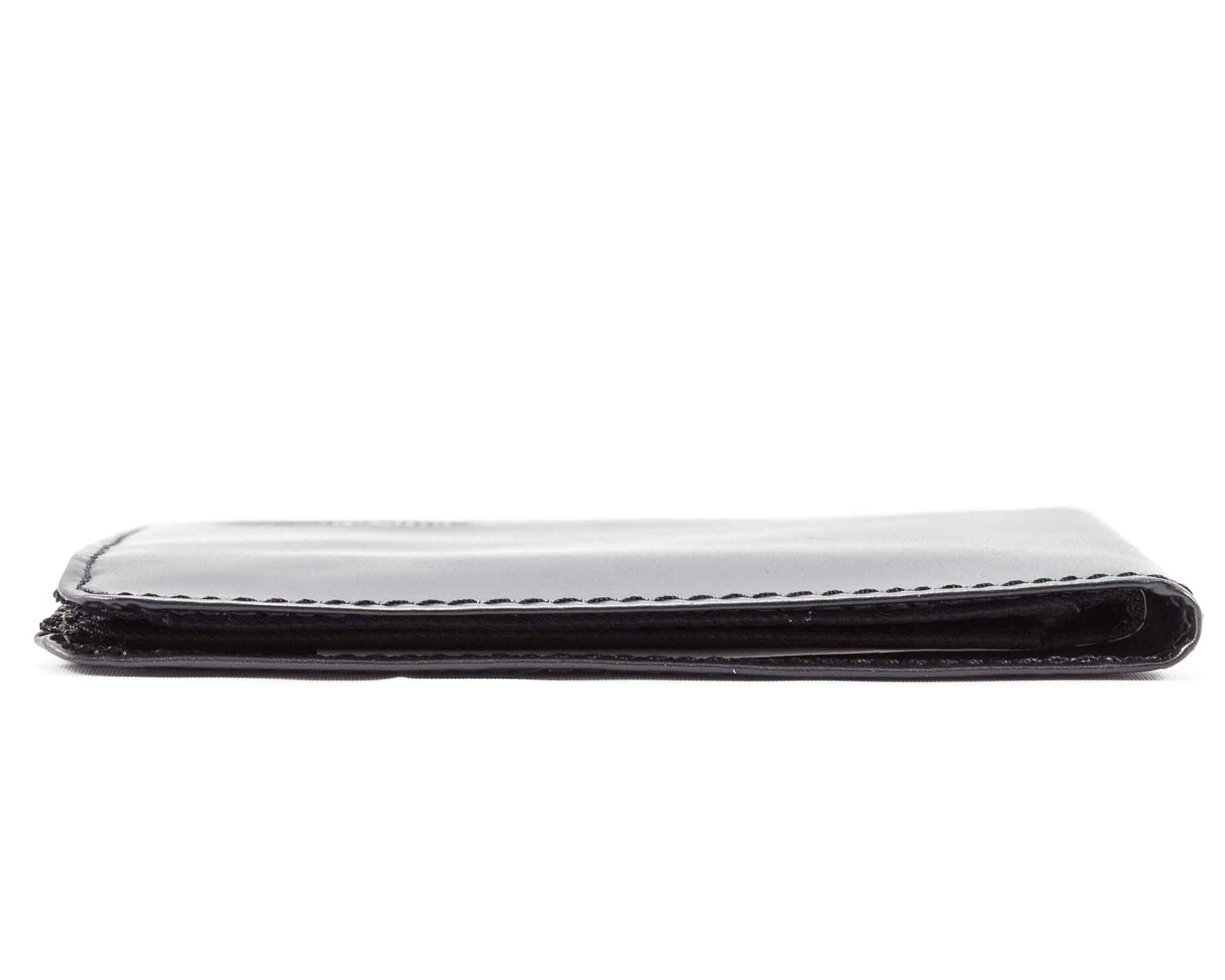 Big Skinny Men's L-Fold Passcase Leather Slim Wallet, Holds Up to 30 Cards, Black - Image 5