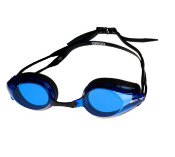 Arena Tracks Swim Goggles, Black / Blue / Black, Non-Mirror