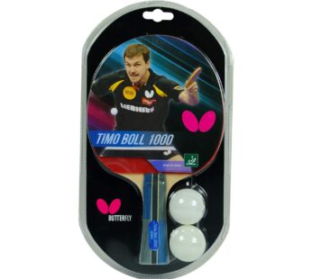 Butterfly Timo Boll Shakehand Ping Pong Paddle – Good Speed and Spin with Superb Control –