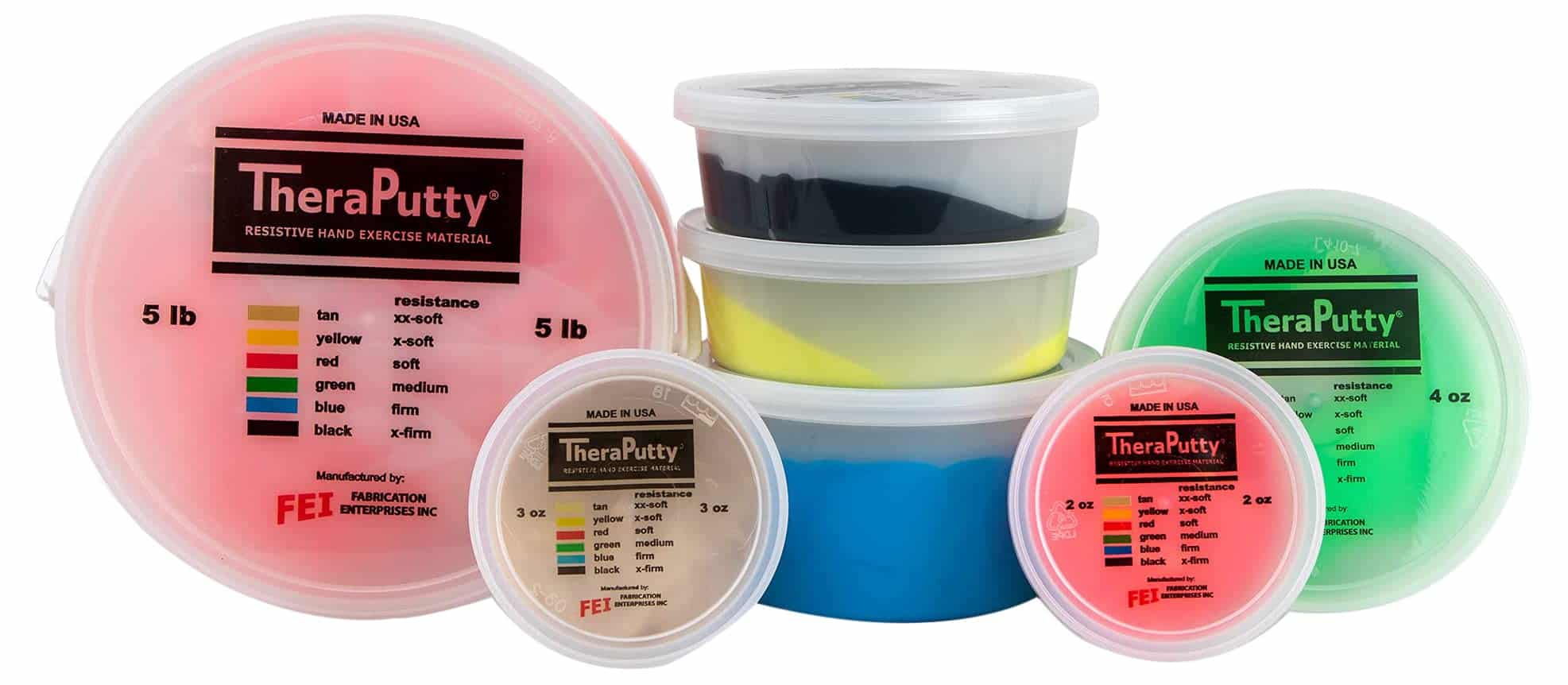 CanDo TheraPutty Standard Hand Exercise Putty For Rehabilitation, Exercises, Hand Therapy,
