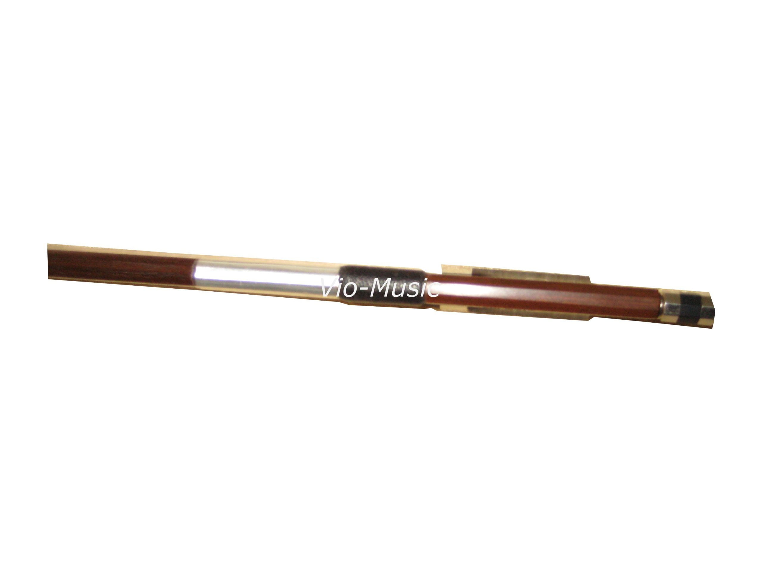 Full-size 4/4 Pernambuco Nickel/silver Mounted Violin Bow - Image 4