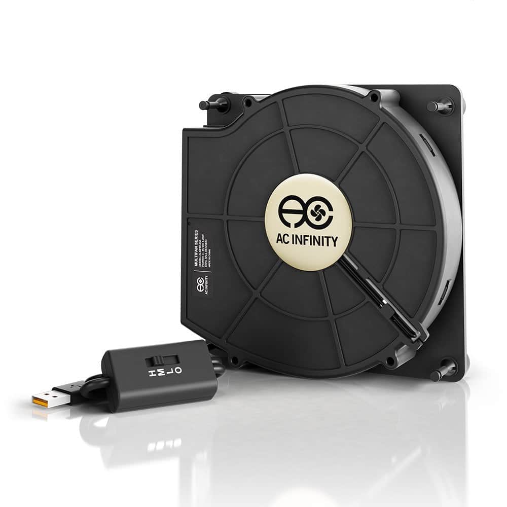 AC Infinity MULTIFAN S2, Quiet 120mm USB Blower Fan with Speed Control, UL-Certified for R - Image 2