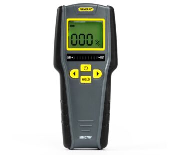 General Tools Digital Moisture Meter MMD7NP – Humidity Sensor- Pinless and Non-Invasive