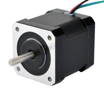 STEPPERONLINE Double Shaft Nema 17 Stepper Motor 1.68A 45Ncm Bipolar 4-wires 3D Pinter DIY