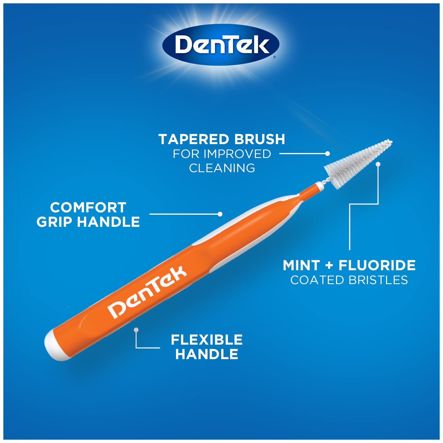 DenTek Easy Brush Interdental Cleaners, Mint, 16 Count - Image 2