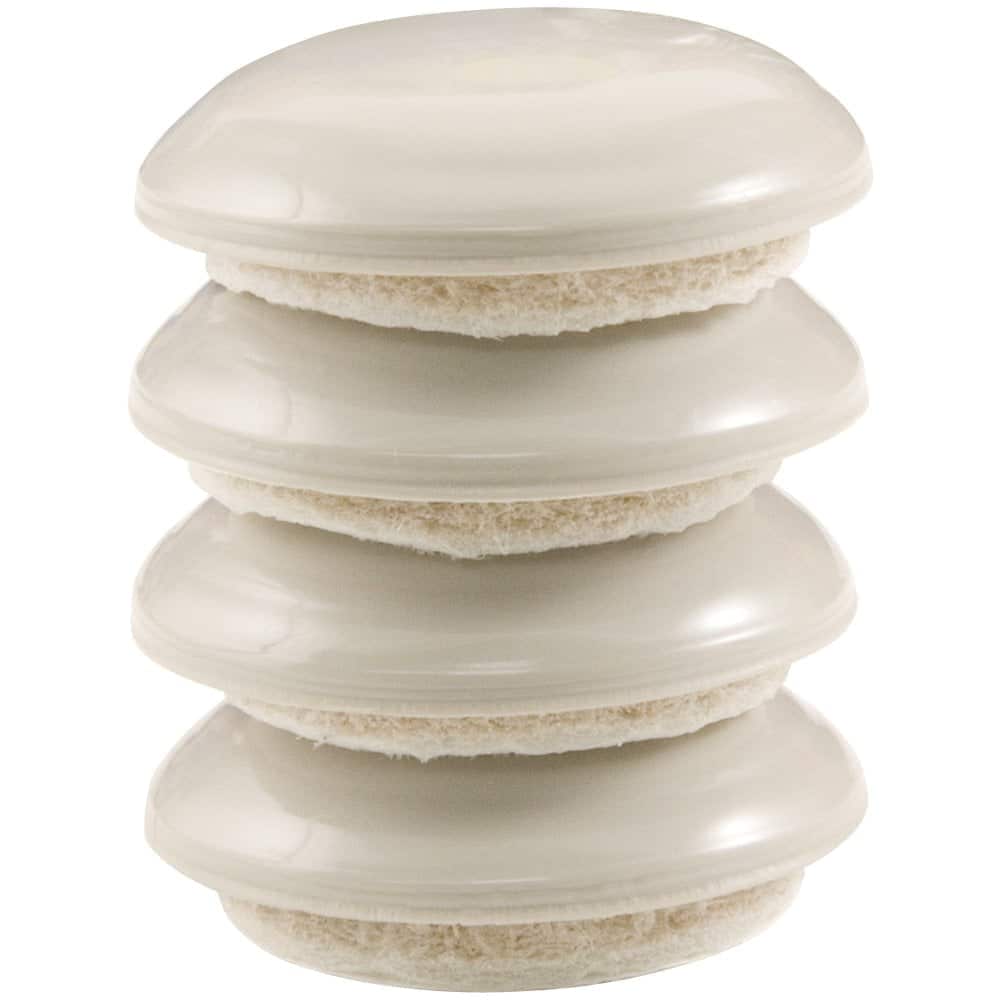 SuperSliders Self-Stick Furniture Sliders for Carpeted Surfaces (4 piece) - 1-1/4" Linen - - Image 3