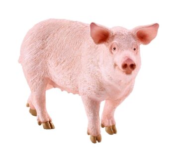 Schleich Farm World Pig Educational Figurine for Kids Ages 3-8