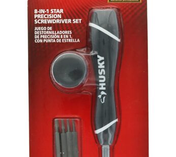 Husky 1000 039 344 8-in-1 Star Precision Screwdriver Set