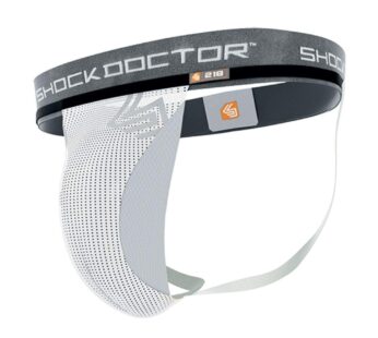 Shock Doctor Men’s 228 Athletic Supporter Jockstrap, White, Adult: Medium