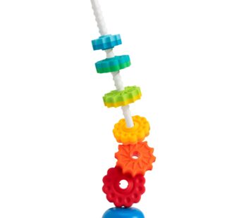 Fat Brain Toys SpinAgain – Corkscrew Stack-and-Sort Toy for Babies & Toddlers