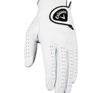 Callaway Men’s Dawn Patrol Golf Glove, X-Large, Left Hand, Prior Generation, White