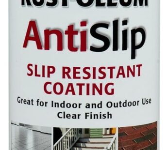 Rust-Oleum 271455 Stops Rust Anti-Slip Spray, 12 oz, Matte finish, Clear