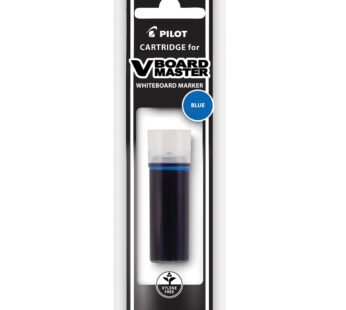 PILOT V Board Master BeGreen Whiteboard Marker Refill Cartridge, Blue Ink