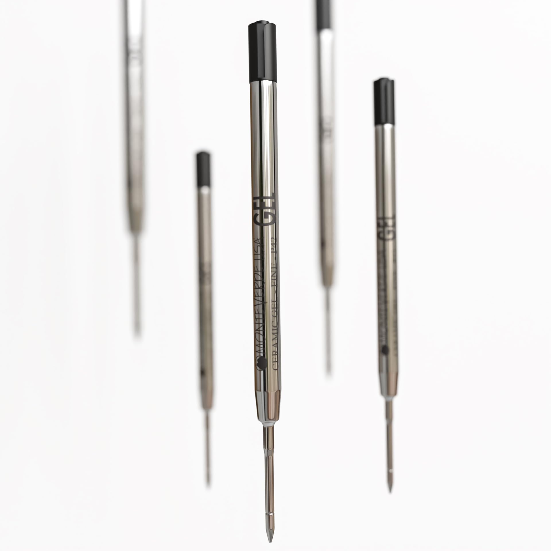 Monteverde Capless Gel Ballpoint Refill to Fit Parker Ballpoint Pens, Fine Point, Black, 2 - Image 6