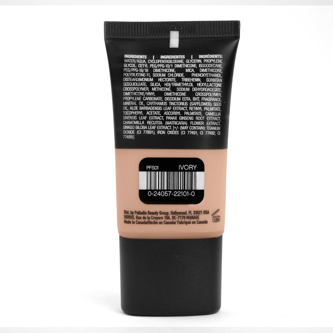 Palladio Powder Finish Liquid Foundation, Natural Matte Appearance, Reduces Fine Lines, Co - Image 4