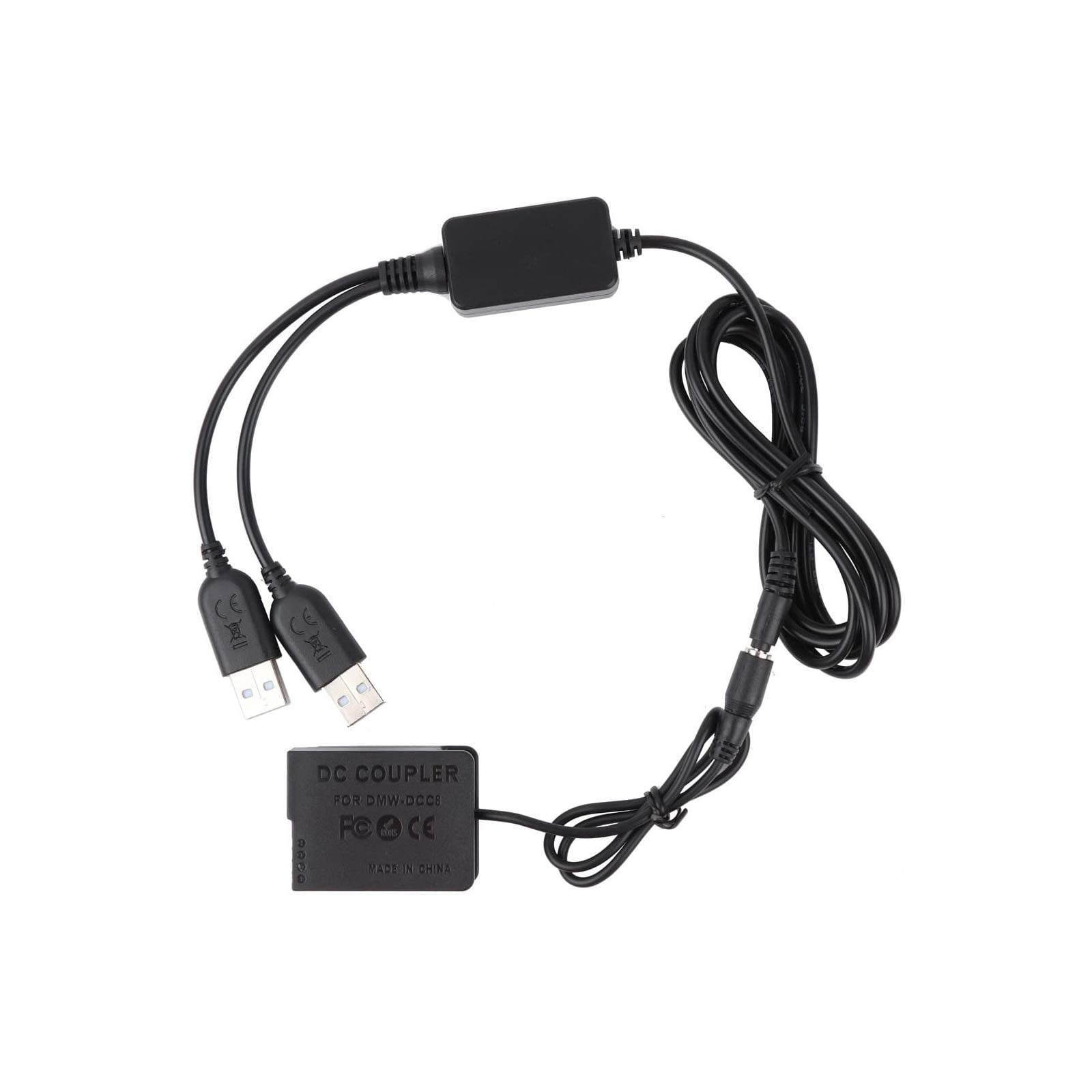DMW-DCC8 DC Coupler (Fully Decoded) USB Power Adapter DMW-AC8 AC Adapter Camera Charger Ki