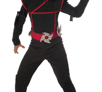 Kids Stealth Ninja Costume Small (6-8)