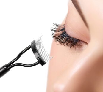 Docolor Eyelash Comb Eyelash Separator Mascara Applicator Eyelash Definer with Comb Cover