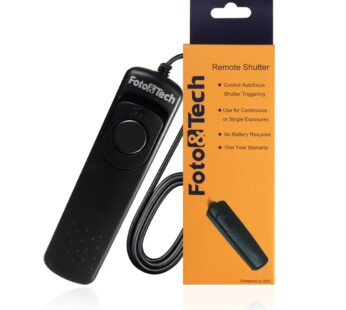 Foto&Tech Wired MC-30 Remote Control Shutter Release, Compatible with Nikon DSLRs with 10