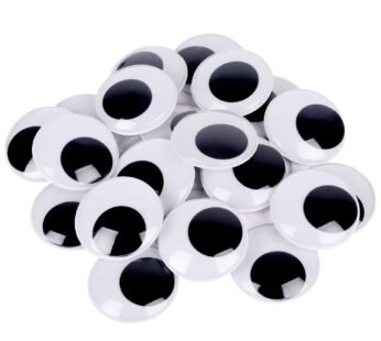 DECORA 2 Inch Wiggle Googly Eyes with Self Adhesive Set of 24