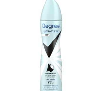 Degree UltraClear Antiperspirant Deodorant Dry Spray Anti White Marks and Yellow Stains Bl