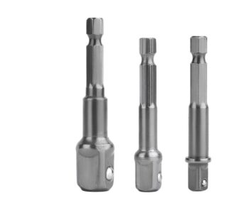 Newte Impact Socket Adapter Set for Drill – 1/4 3/8 1/2″ Impact Grade Driver Bit Set Exten