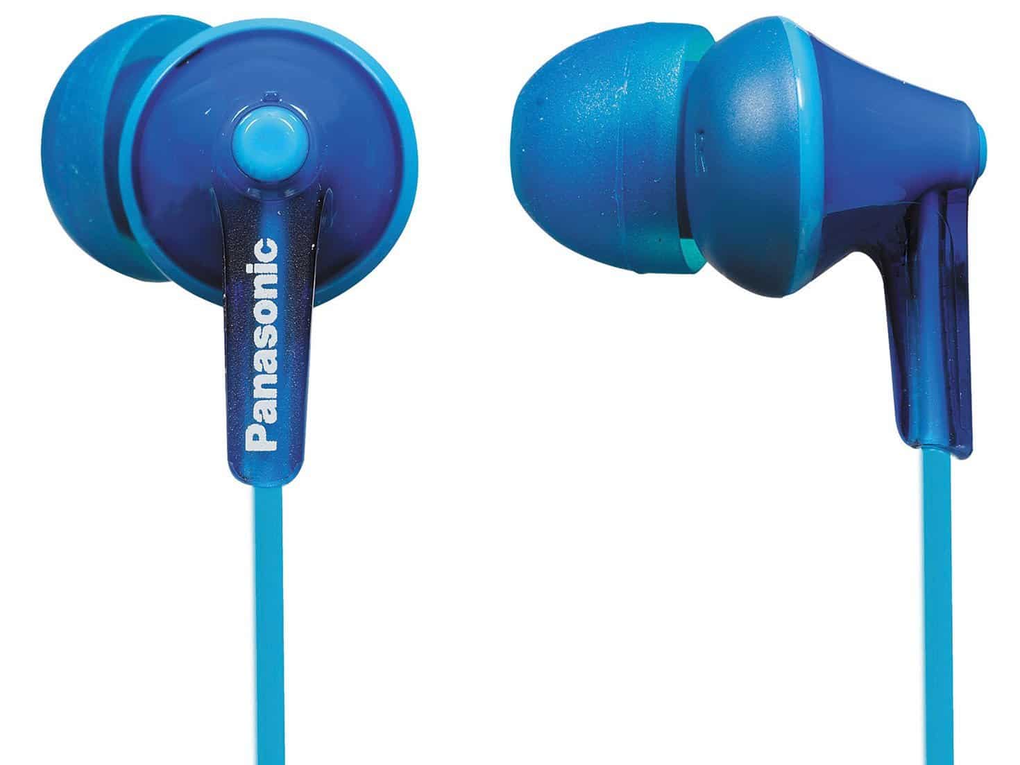 Panasonic RP-HJE125-A Wired Earphones, Blue, 7 x 9.8 x 20