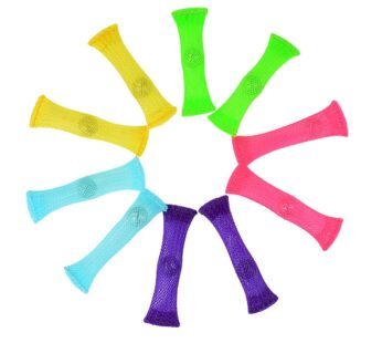 FIDGET TOYS(Package of 10, 5 colors) Stress Relieve toy, Focus Enhance, Soothing Marble Fi