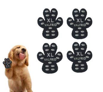 VALFRID Dog Paw Protector Anti-Slip Grips to Keeps Dogs from Slipping On Hardwood Floors,D