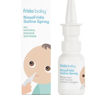 Frida Baby NoseFrida Nasal Saline Spray, Baby Saline Drops + Spray to Soften Nasal Passage