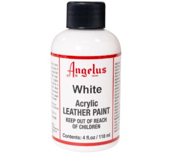 Angelus Acrylic Leather Paint, 4 Fl Oz (Pack of 1), White